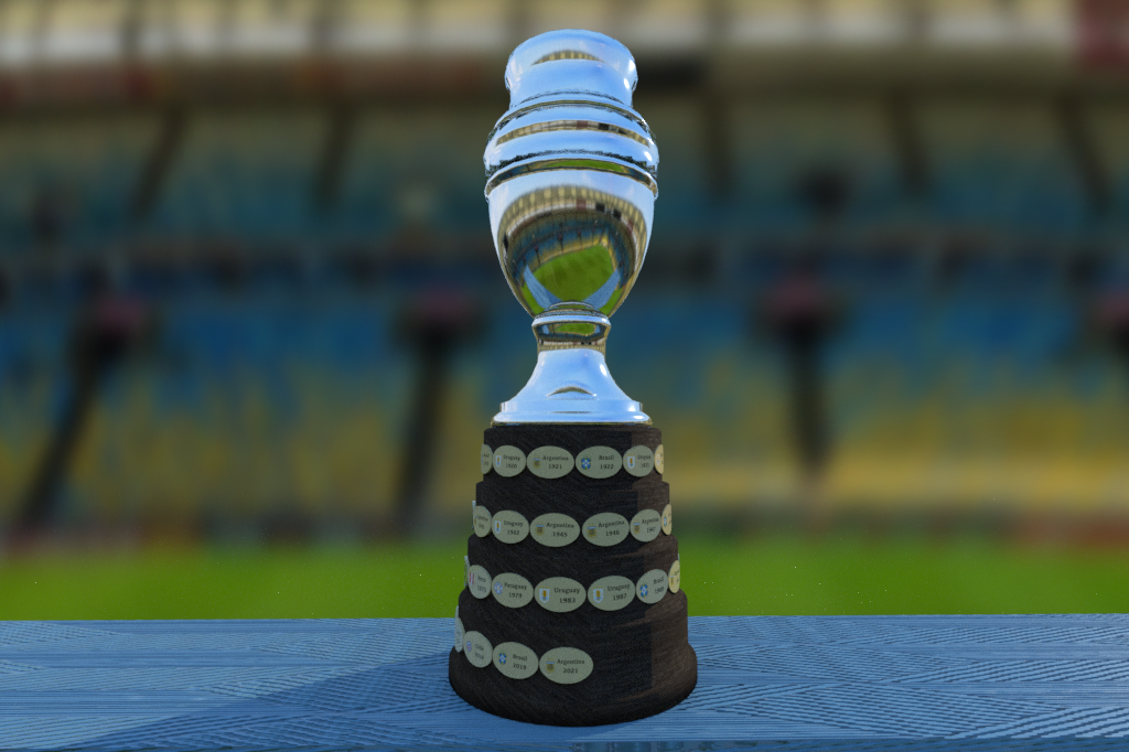 Image of the Copa America trophy.